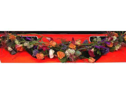 Arrangement floral voiture